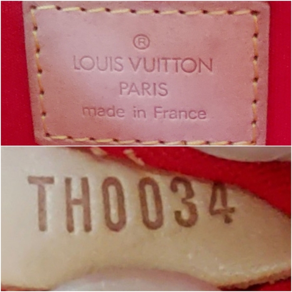 LOUIS VUITTON RED MONOGRAM VERNIS BISCAYNE BAY BAG - Picture 8 of 16